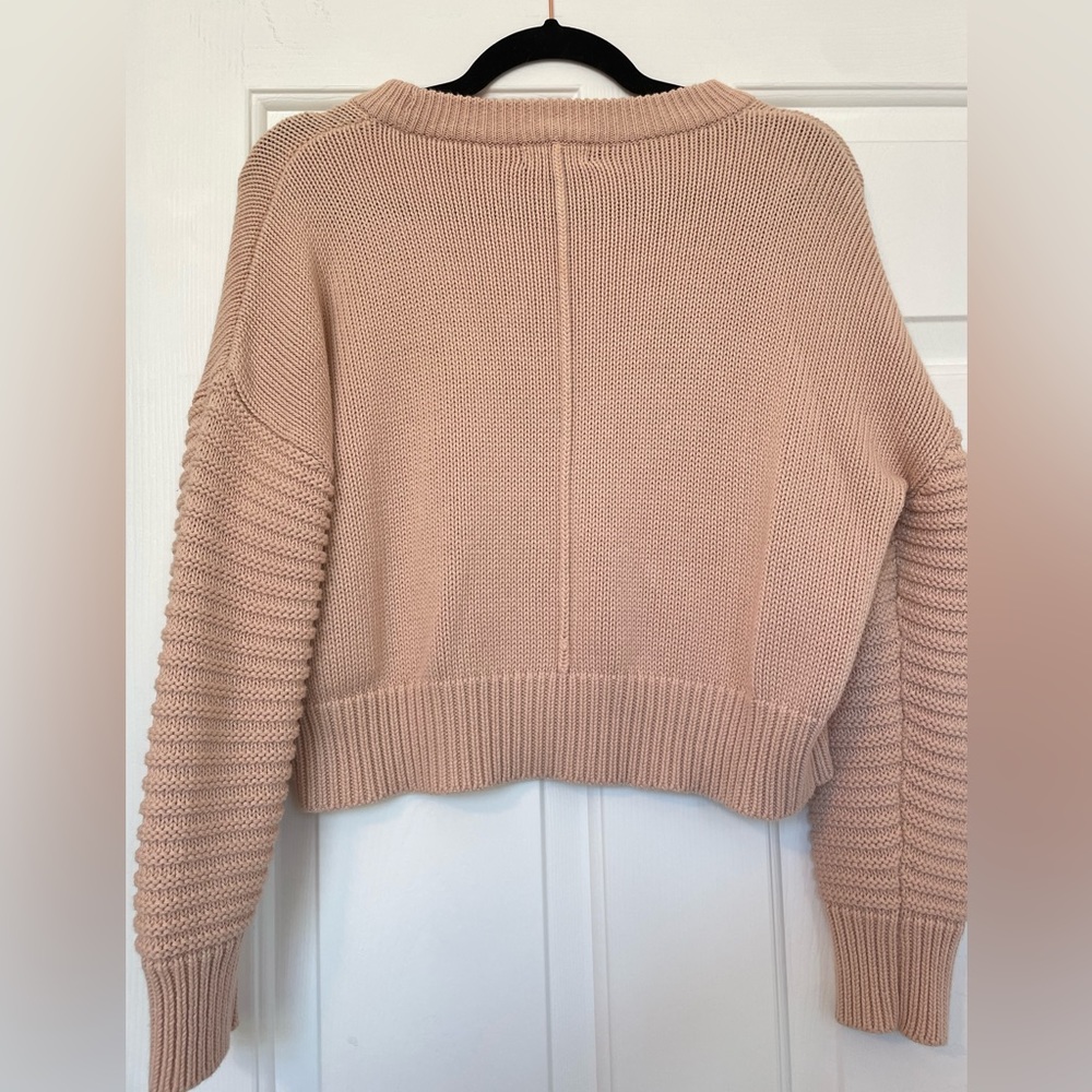 Topshop Light Pink Knit Sweater Size US 4 - Picture 6 of 8